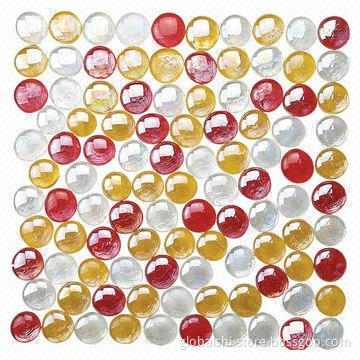 Crytal Glass Mosaic Tiles, Mixed Colors, Measures 300 x 300mm, Unit Size of 25 x 25mm
